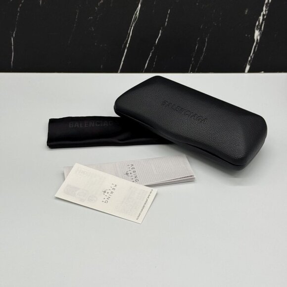 NEW BB0230S 001 BALENCIAGA BLACK CAT EYE WOMEN BALENCIAGA SUNGLASSES - Picture 12 of 12